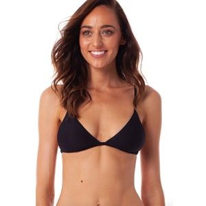 Rhythm Palm Spring Bralette Top Black